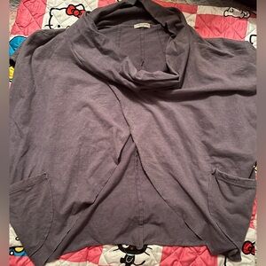 Conscious Clothing Poncho O/S Slate